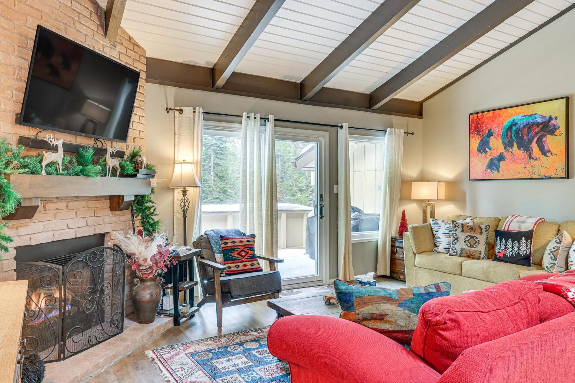 Incline Village Condo With Deck 1 Mi To Lake Tahoe Экстерьер фото